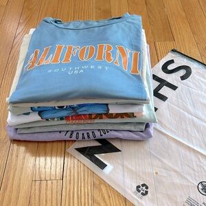 NWOT Lot of 8 Long & Short Sleeve T-shirts
